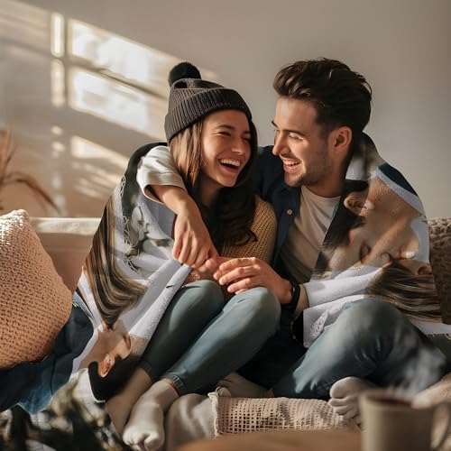 Fun Prints Custome Manteaux avec Photos, Donations de Couples Personnalises pour Femme et Homme, Donation de Photo Mante