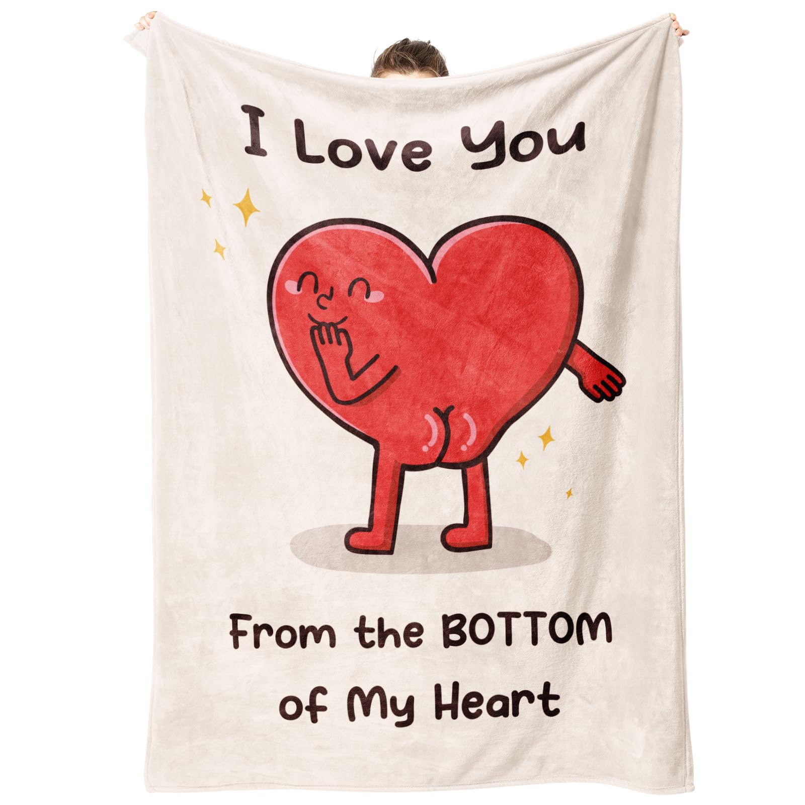 GiltGlimmer Amusants Donations pour Lui et Elle pour Noël, Anniversaire, Mariage, Célébrations du Naissance 60" x 50", A